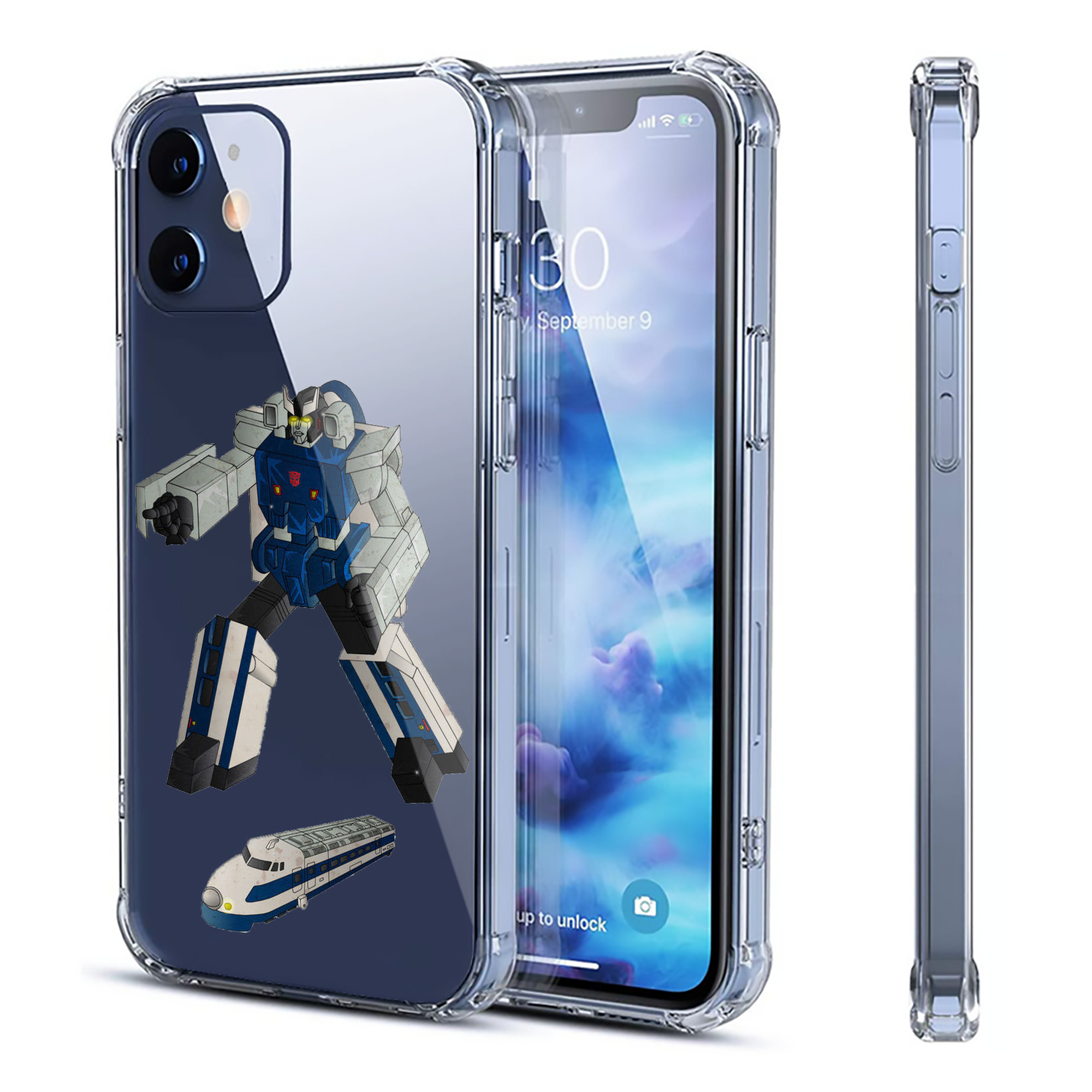 （画像用）  【iPhone 12シリーズ対応】透明スマホケース（クリアソフトケース）
